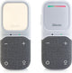 Vigilabebés Alecto - vigilabebés con audio - full eco dect - luz nocturna - tiempo de espera prolongado - dbx135 - blanco gris