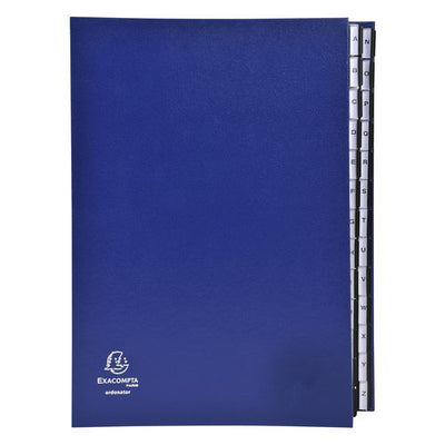 Sorteermap exacompta 621229e a4 blauw