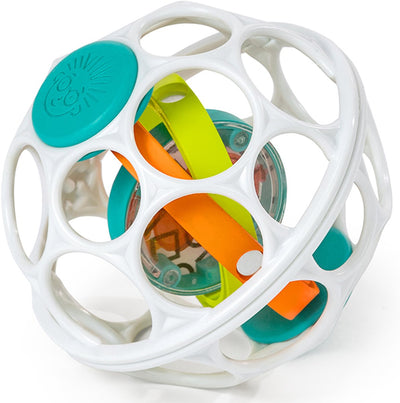 OBALL Spinner Rattle Green blanco