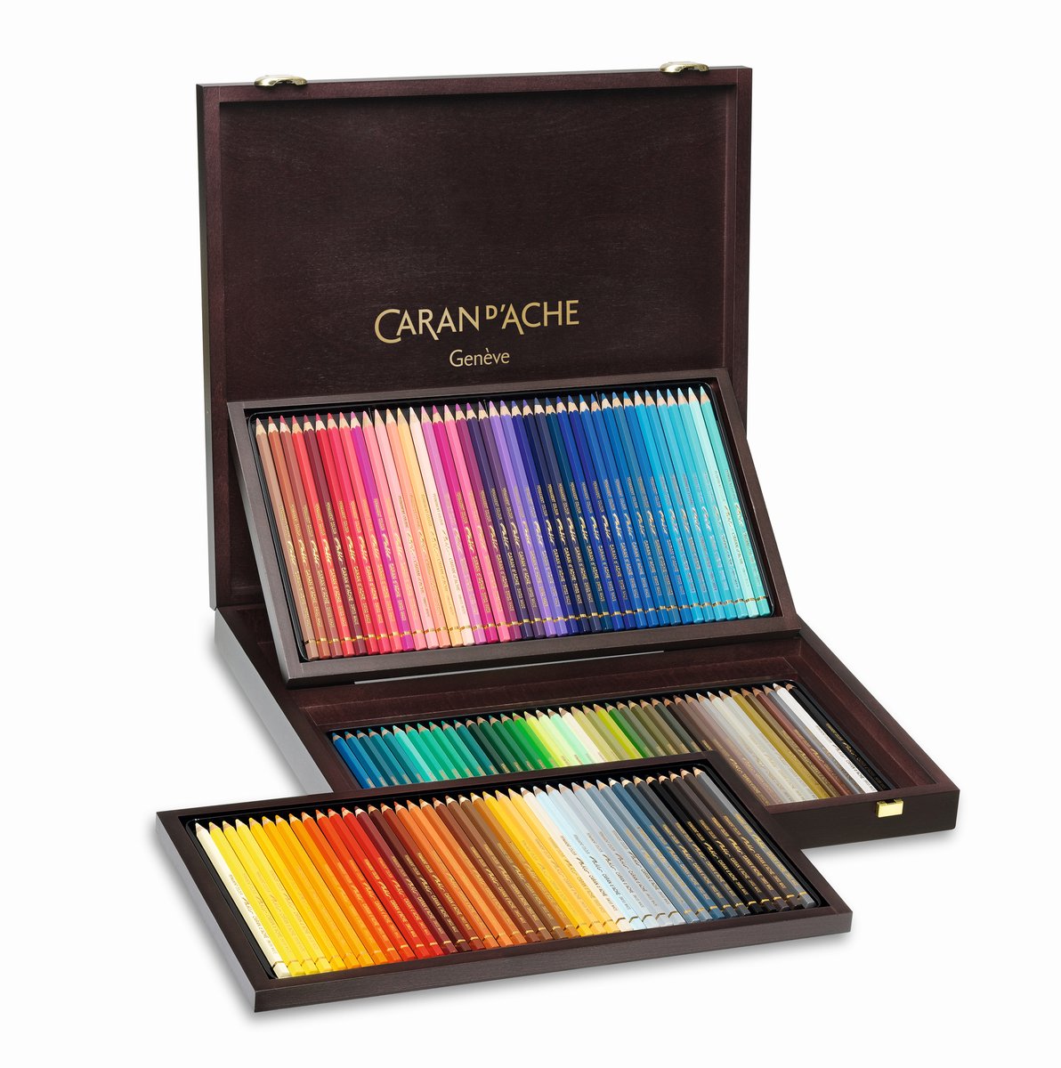 Matite colorate Caran d'ache pablo 120 matite in astuccio di legno