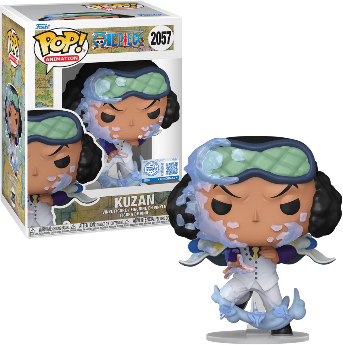 ¡Funko pop! animación: one piece - kuzan #2057 edición especial exclusiva