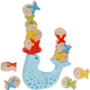 Goki Wooden Balance Game Seals, 15dlg.