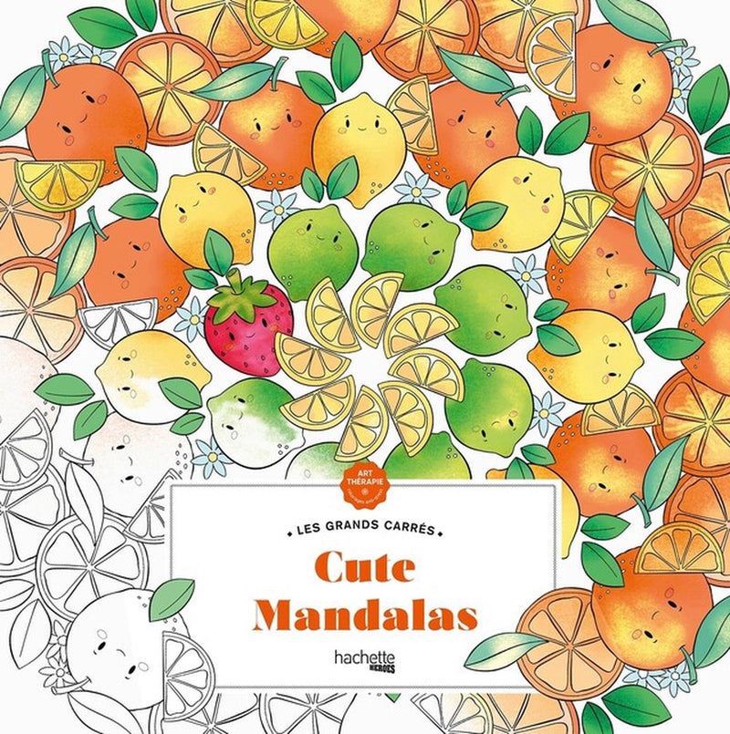 Hachette Heroes les grands carrés graziosi mandala - - libro da colorare per adulti