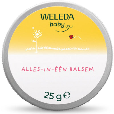 Balsamo per bambini tutto in uno Weleda - calendula - nutre e protegge la pelle sensibile del bambino - ingredienti naturali al 100% - 25 g