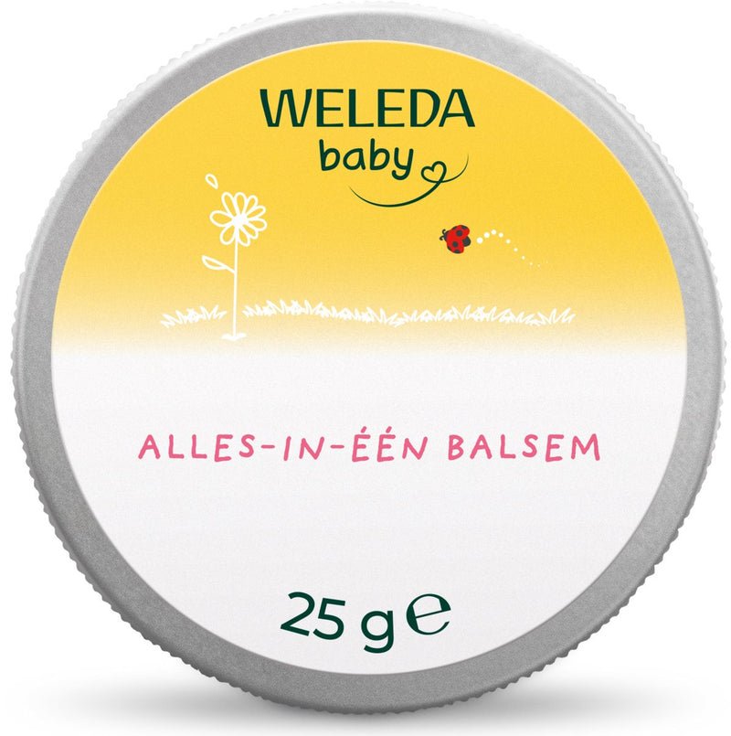 Bálsamo para bebé todo en uno Weleda - caléndula - nutre y protege la piel sensible del bebé - Ingredientes 100% naturales - 25g