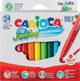 Carioca viltstift jumbo maxi assorti 24st | set a 24 stuk