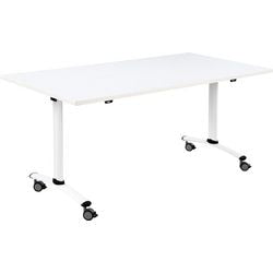 Fliptop table sodematub fthv3168r-q800 rectangular white