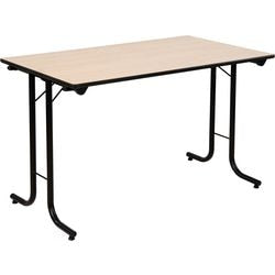 Fliptop table sodematub ft127tpmr-g100 rectangular maple