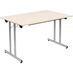Fliptop table sodematub ft128tpmu-6500 rectangular maple