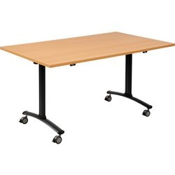 Fliptop table sodematub fthv3148r-l400 rectangular beech