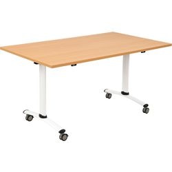 Fliptop table sodematub fthv3148r-l800 rectangular beech