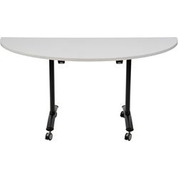 Fliptop table sodematub fthv3168d-r400 half-round gray
