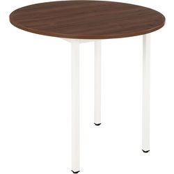 Round table sodematub ft080rond-5c1c round walnut