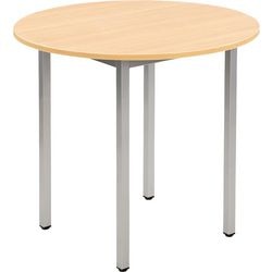 Round table sodematub ft080rond-b515 round oak brown