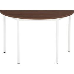 Table sodematub ft126dero-5c1c half-round walnut
