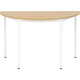 Tafel sodematub ft126dero-bc1c halfrond eiken bruin