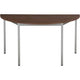 Table sodematub ft147dero-5515 half-round walnut
