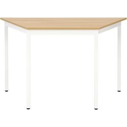 Mesa sodematub ft126trap-bc1c roble trapezoidal marrón