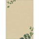 Papel de diseño Sigel a4 - con motivo de eucalipto - dos caras - 100 gramos - 100 hojas - si-dp615