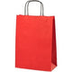 Sacco di carta rosso 8,7 l 240x110x330 mm