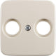 Busch-Jaeger si placa central crema radio TV