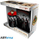 Abystyle harry potter - taza pc320ml + llavero + libreta harry ron hermion