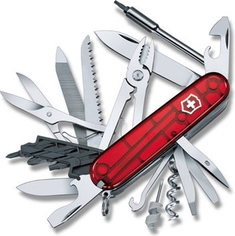 Victorinox cyber tool 41 funzioni rosso trasparente