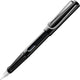 Lamy safari black fountain pen - with ergonomic grip, polished steel nib in writing thickness b - robust ASA plastic - incl. T10 blue ink cartridge