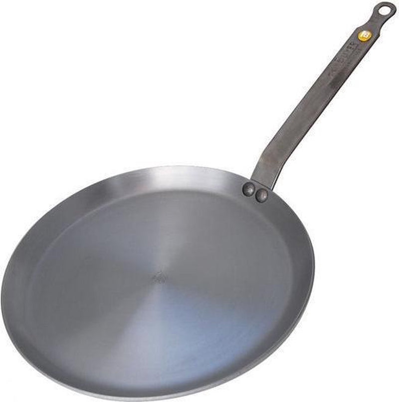 Debuyer de buyer mineral b pannenkoekenpan 30 cm – crêpepan – plaatstaal – pfas-vrij – natuurlijk antiaanbak effect – made in france