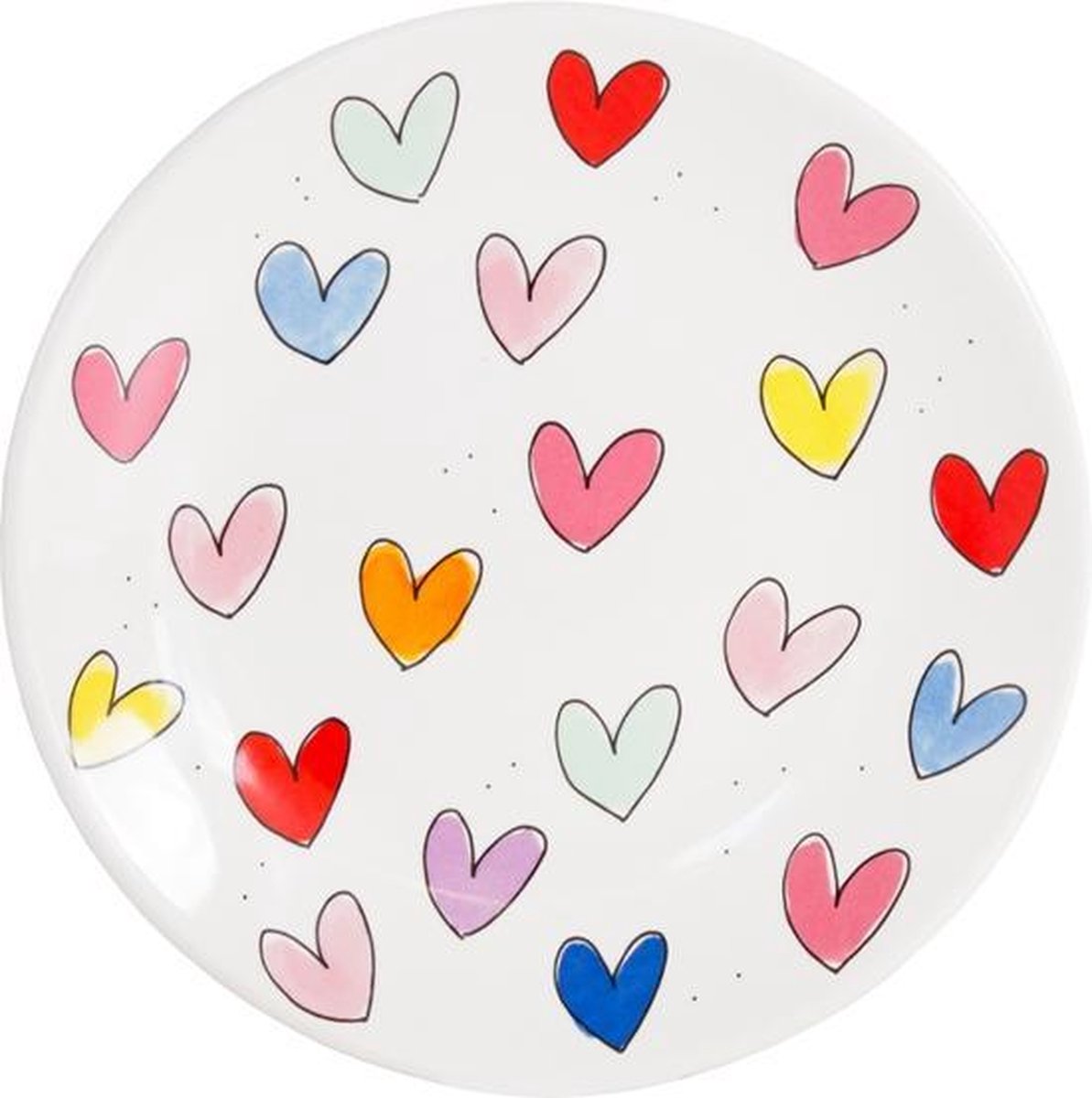Plato de corazones Blond Amsterdam - corazones - ø22cm