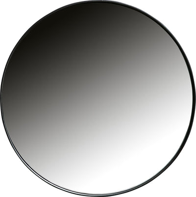 Woood doutzen spiegel - metaal - zwart - 80x80x5