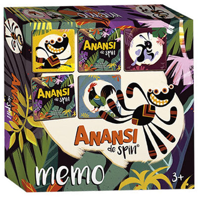 Bambolino anansi de spin memo spelletje - geheugen spel - educatief speelgoed- toys