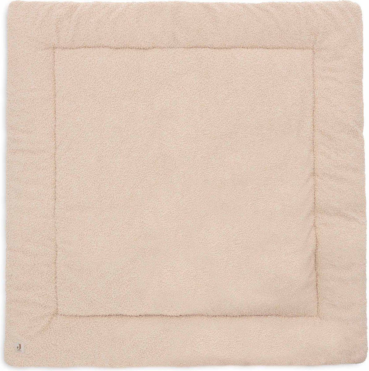 Tappeto per box Jollein 100x100 cm - tappeto da gioco per bambini - boucle naturale