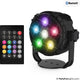 Funlights per feste - 6 LED - par - lampada da discoteca - USB - con telecomando