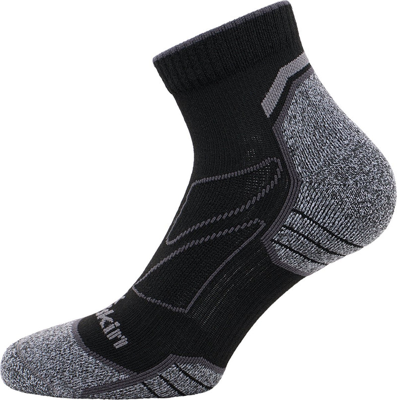 Jack wolfskin vojo light sock low c calzini sportivi unisex-neri