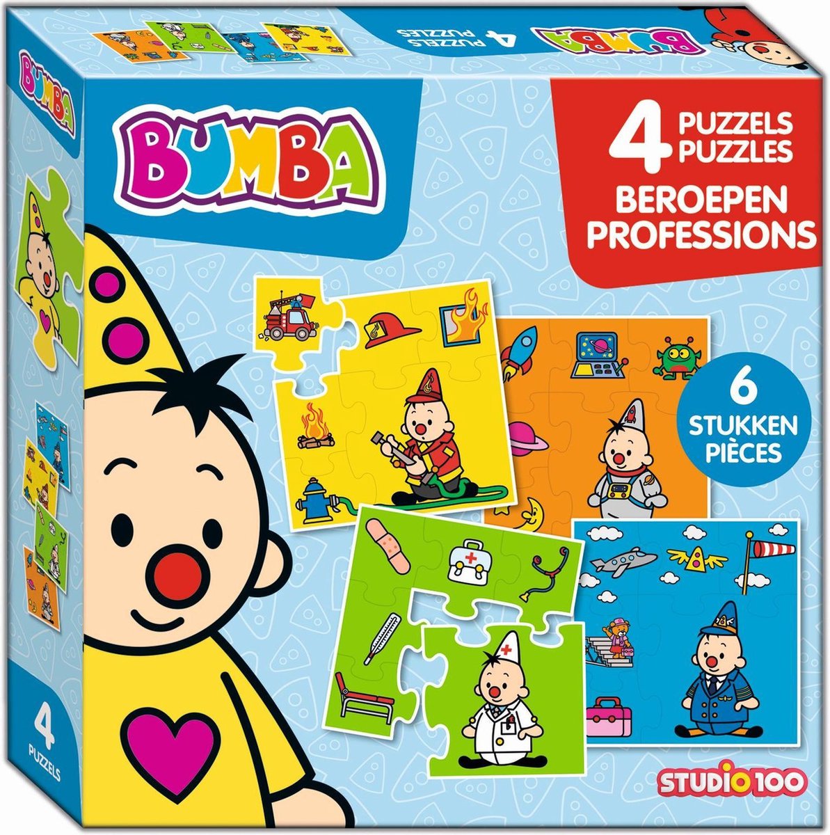 Bumba puzzle professions, 4in1