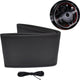 Funda tapizada volante Amio polipiel con aguja e hilo 38-39cm negro