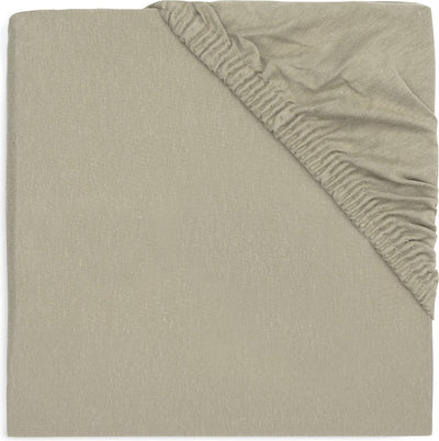 Jollein - lenzuolo con angoli jersey 70x140 cm - culla, lettino, lettino - verde oliva