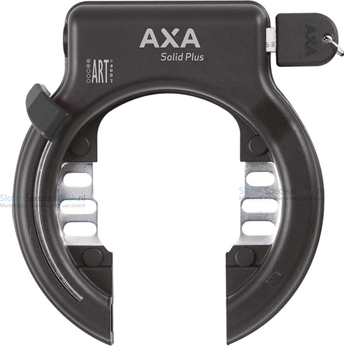 AXA SOLID Plus Black Art2 Ring Block - 150mm - Bicycle
