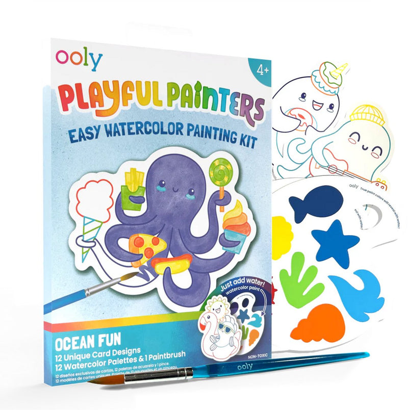 Ooly - playful painters - aquarel verfset - ocean fun