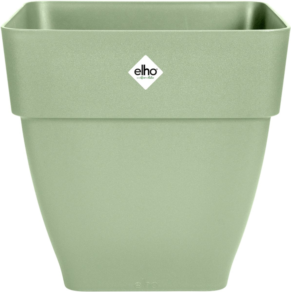 Elho vibia campana square 30 - macetero exterior - ø 28,8 x h 28,2 cm - verde pistacho