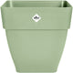 Elho vibia campana square 30 - macetero exterior - ø 28,8 x h 28,2 cm - verde pistacho