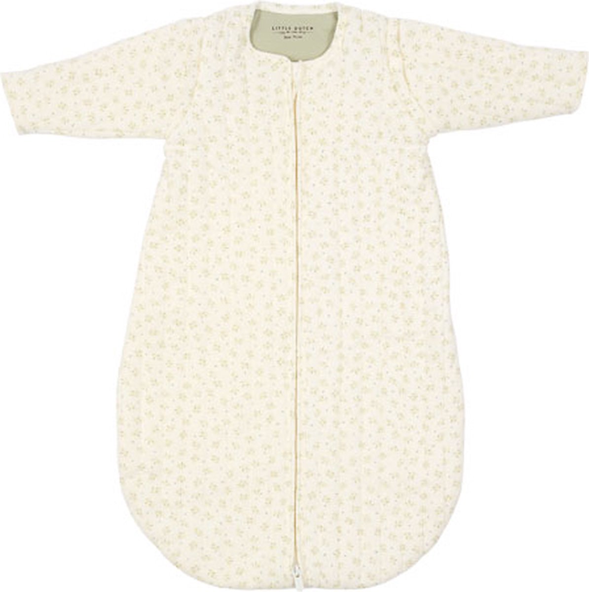 Saco de dormir Little Dutch invierno 70 cm - verde - talla 70 cm - básicos - hojas de arándano
