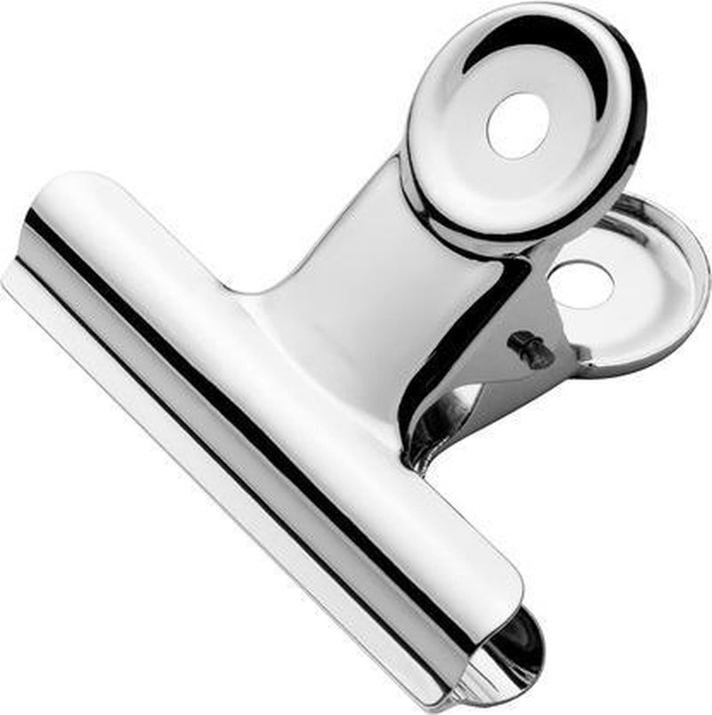 Abrazadera Westcott bulldog - 64,8x15mm - metal - plata - 10 piezas - abrazadera de papel - ac-e10904