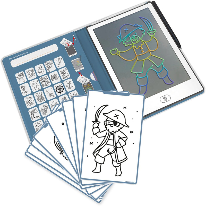 Kidywolf - kidydraw mini tekentablet - oceaan piraten thema - educatief - 4+ jaar
