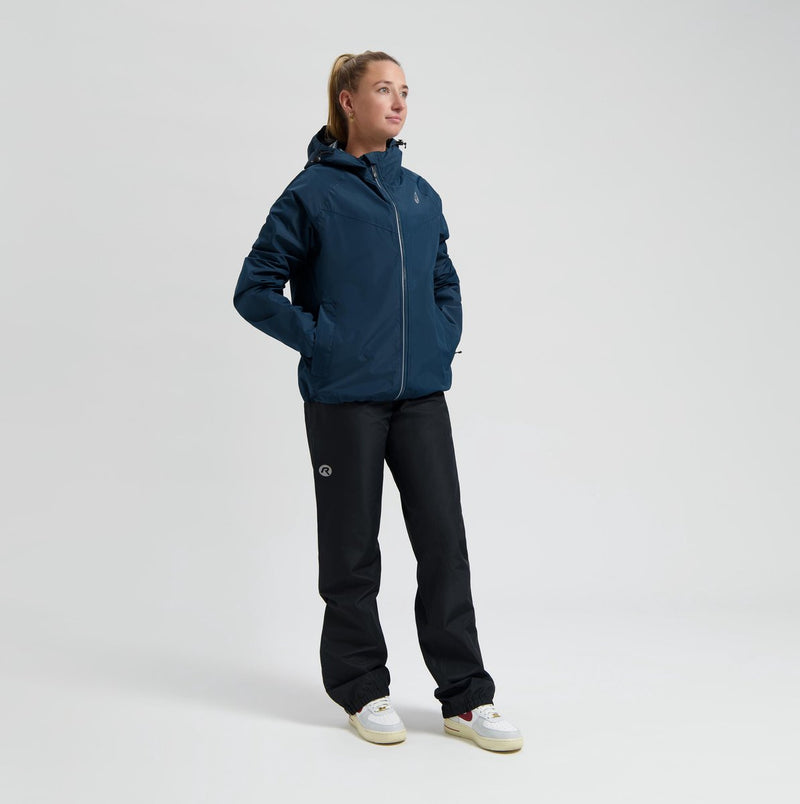 Rogelli commuter core regenpak unisex - waterdicht - blauw zwart - l
