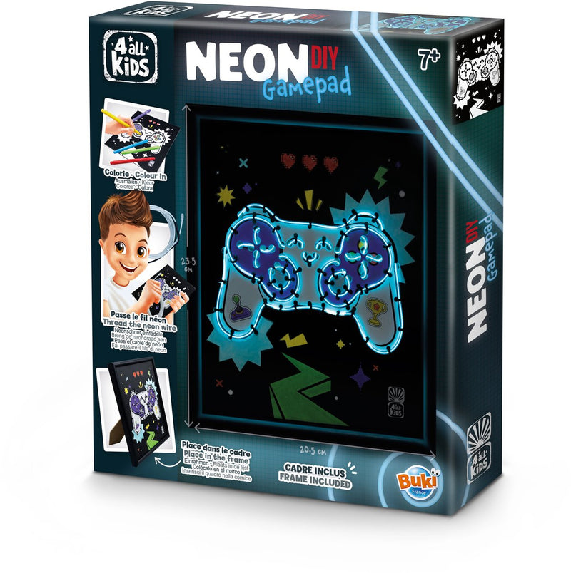 Buki france buki - marco de neón - tema de gamepad - elaboración - hobby