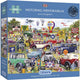 Gibsons - cimeli automobilistici (di Adrian Chesterman) - 1000 pezzi 68×49 cm (l×a) - puzzle per adulti