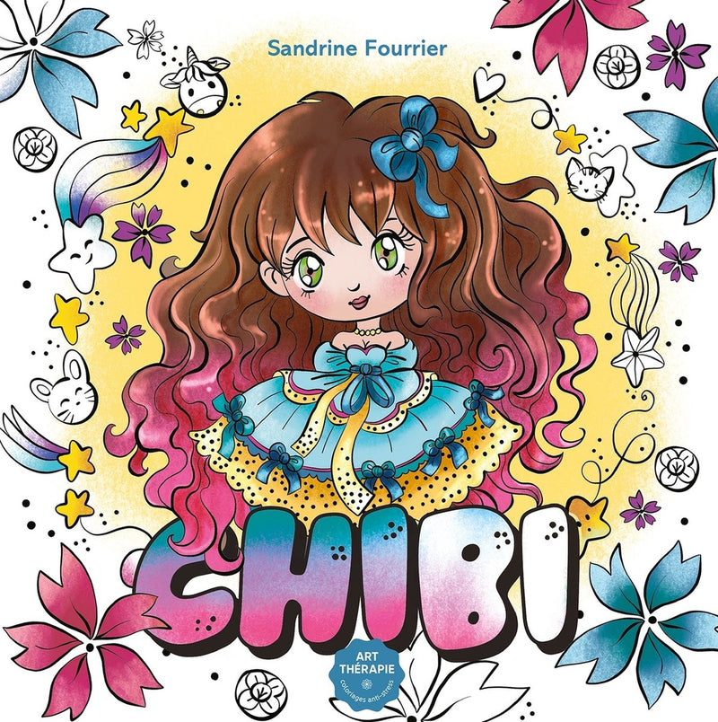 Libro da colorare Hachette Heroes chibi arteterapia - sandrine fourrier - - libro da colorare per adulti