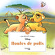 Hachette heroes les grands carrés - disney boules de poils - libro para colorear para adultos